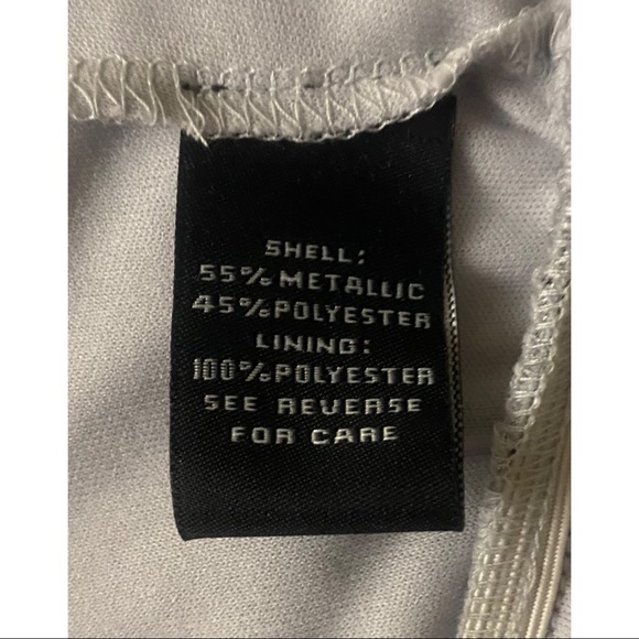 Prelude Metallic Silver Top, size Medium - Picture 11 of 12